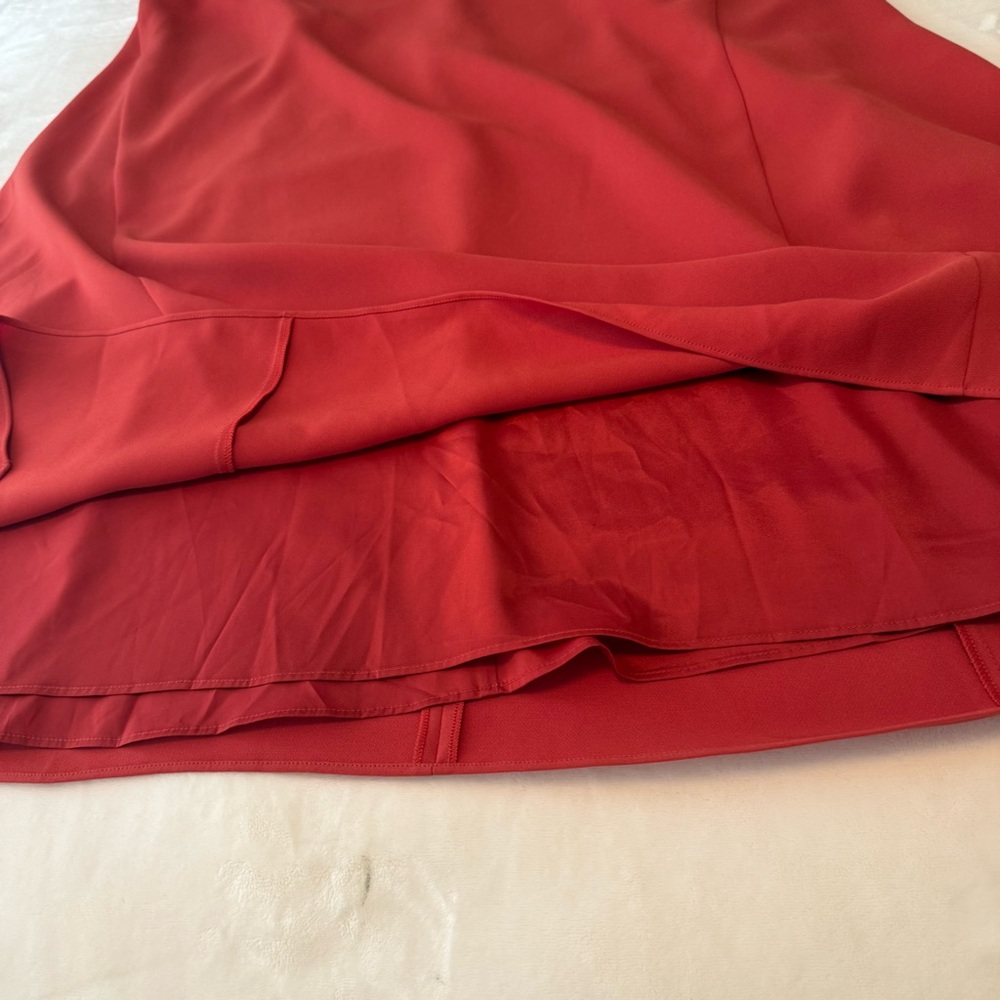 NWT Lafayette 148 NY Chic Flame Red Maxi Dress XXL Sleeveless A-Line Lagenlook - Picture 9 of 14